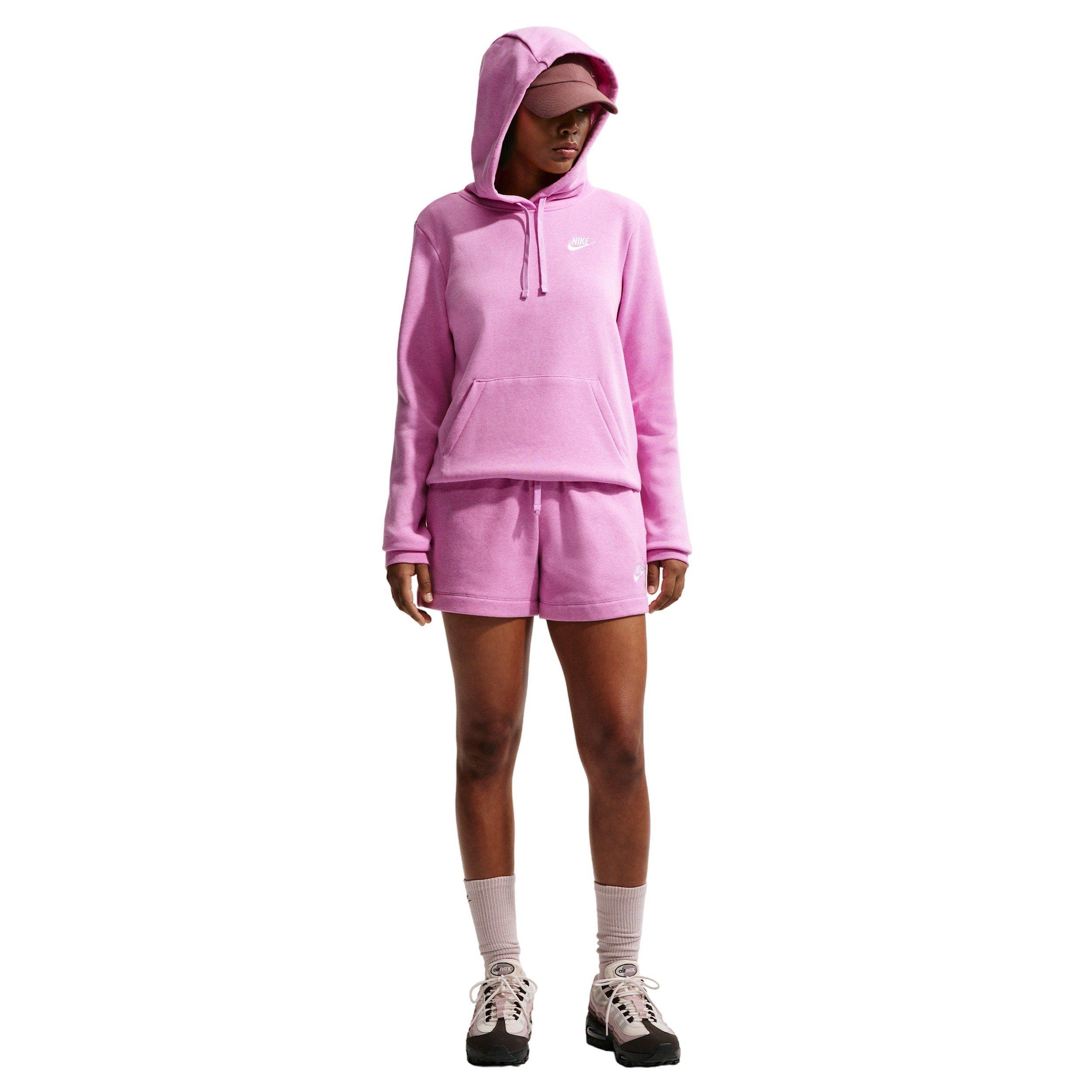 Nike Women's Sportswear Club Fleece Pullover Hoodie - Magenta - MAGENTA
